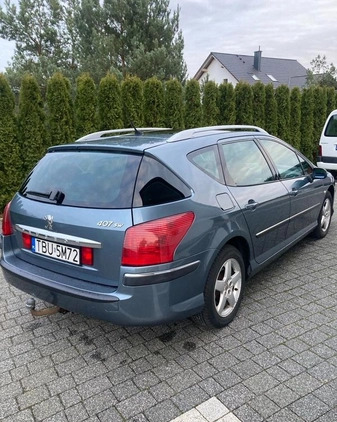 Peugeot 407 cena 6500 przebieg: 390000, rok produkcji 2005 z Obrzycko małe 301